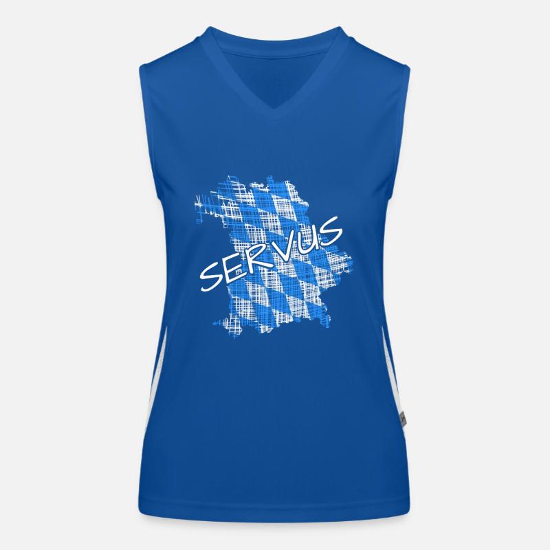 Servus Bayern Funktionelles Kontrast-Tank Top für Frauen