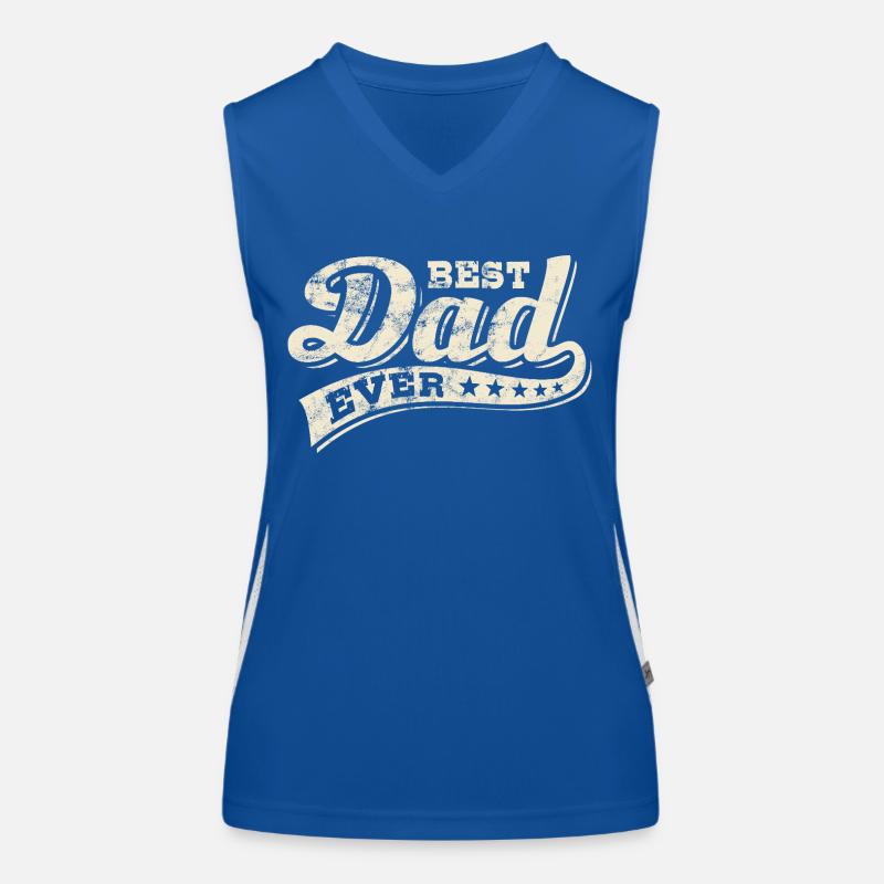 Best Dad ever - Bester Papa - Vatertag Funktionelles Kontrast-Tank Top für Frauen