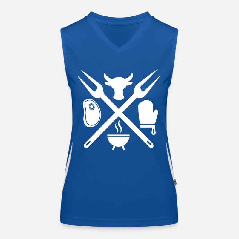grilling Women's Functional Contrast Tank Top