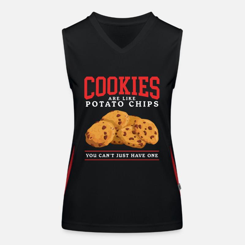 Cookies Cookie Cookie Cookies Baking Cookies Gift Women's Functional Contrast Tank Top