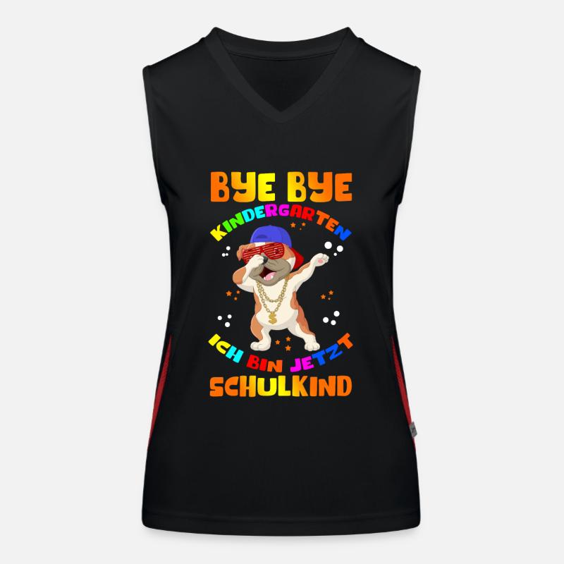 Einschulung Schulanfänger Schulkinder Geschenk Funktionelles Kontrast-Tank Top für Frauen