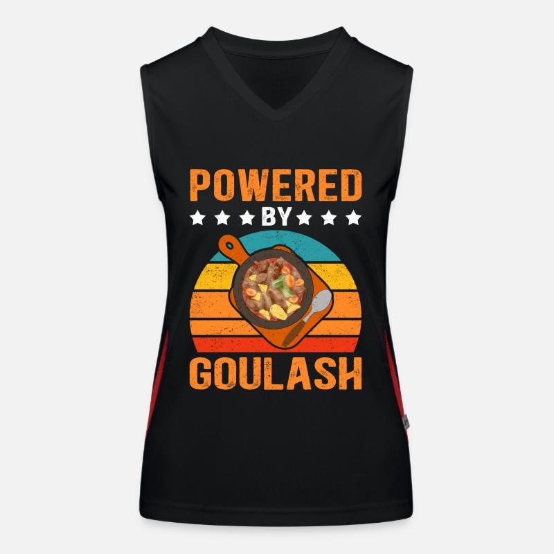 Gulasch Ungarischen Gulasch Geschenk Funktionelles Kontrast-Tank Top für Frauen