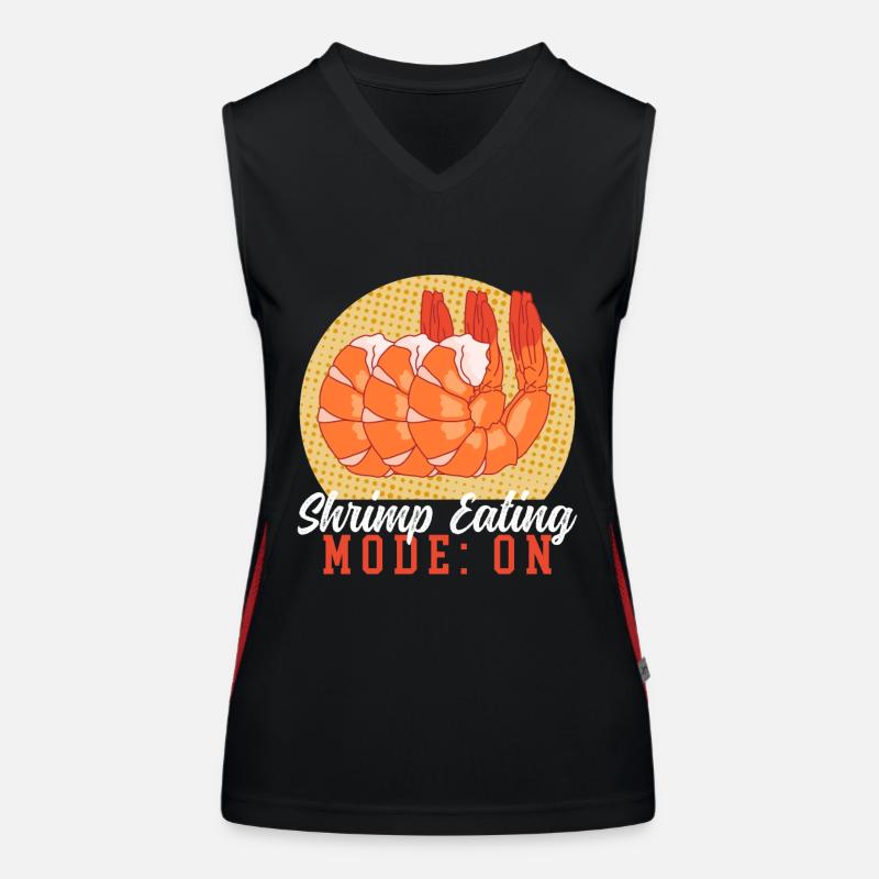 Crab Shrimp Crab Lover Crab Gift Women's Functional Contrast Tank Top