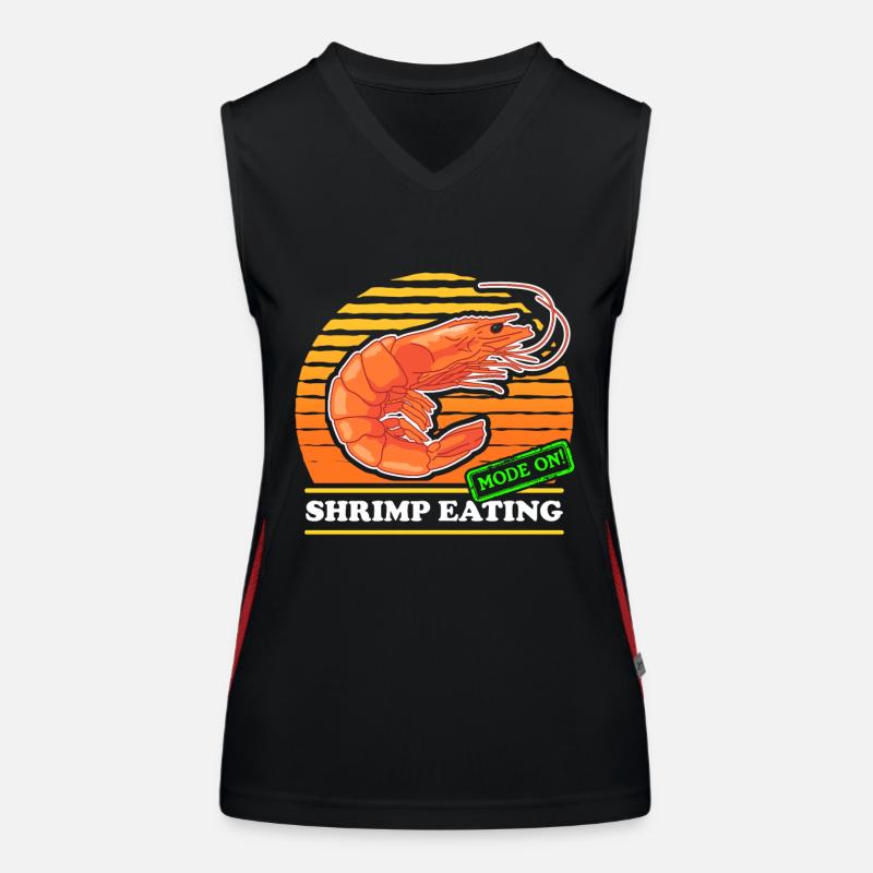 Crab Crab Lover Shrimp Crab Gift Women's Functional Contrast Tank Top