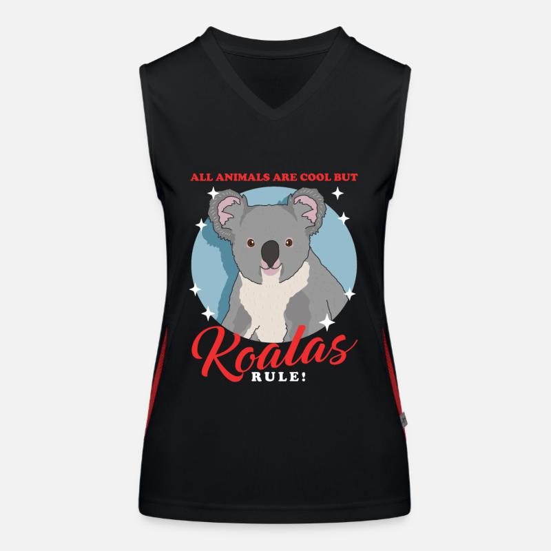 Koala Koalas Koalabären Koalabär Geschenk Funktionelles Kontrast-Tank Top für Frauen