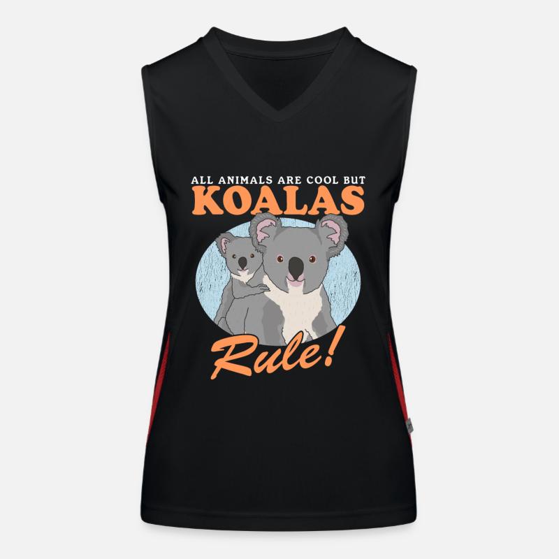 Koala Koala Ours Koala Ours Koala Koalas Cadeau Débardeur respirant contrasté Femme