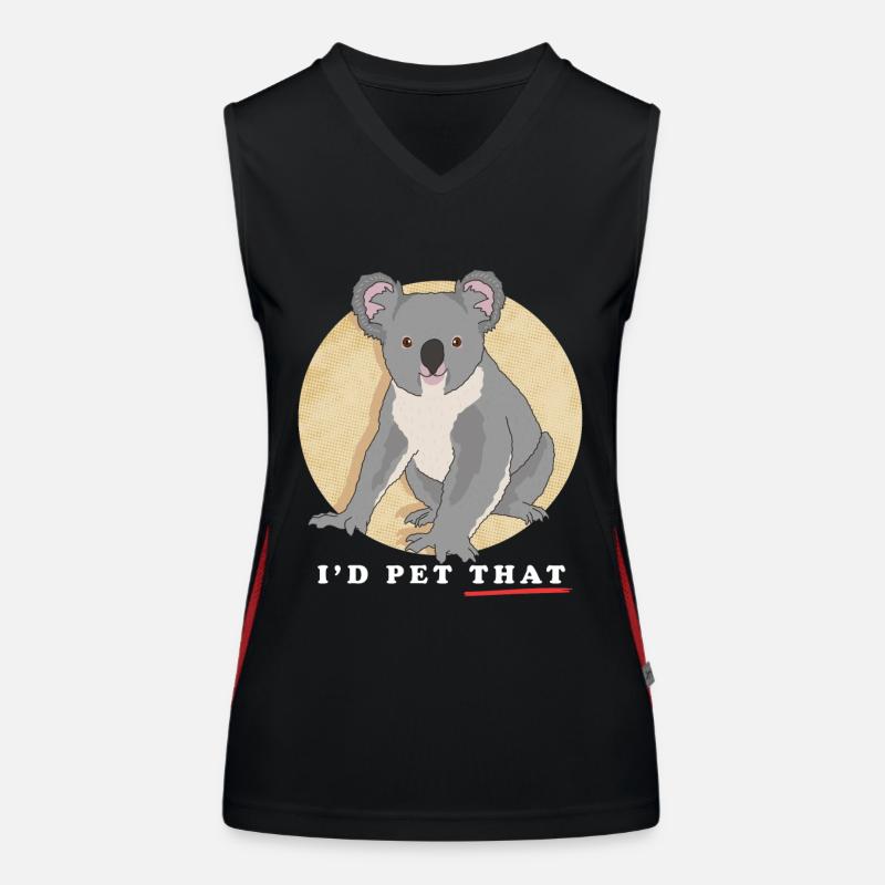 Koala Koalas | Koala Bear Koala Bear Gift Women's Functional Contrast Tank Top