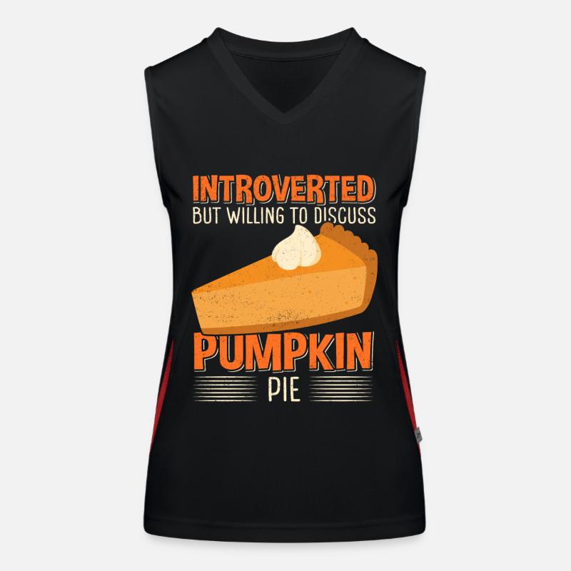 Pumpkin Pie Pumpkin Pie Gift Women's Functional Contrast Tank Top