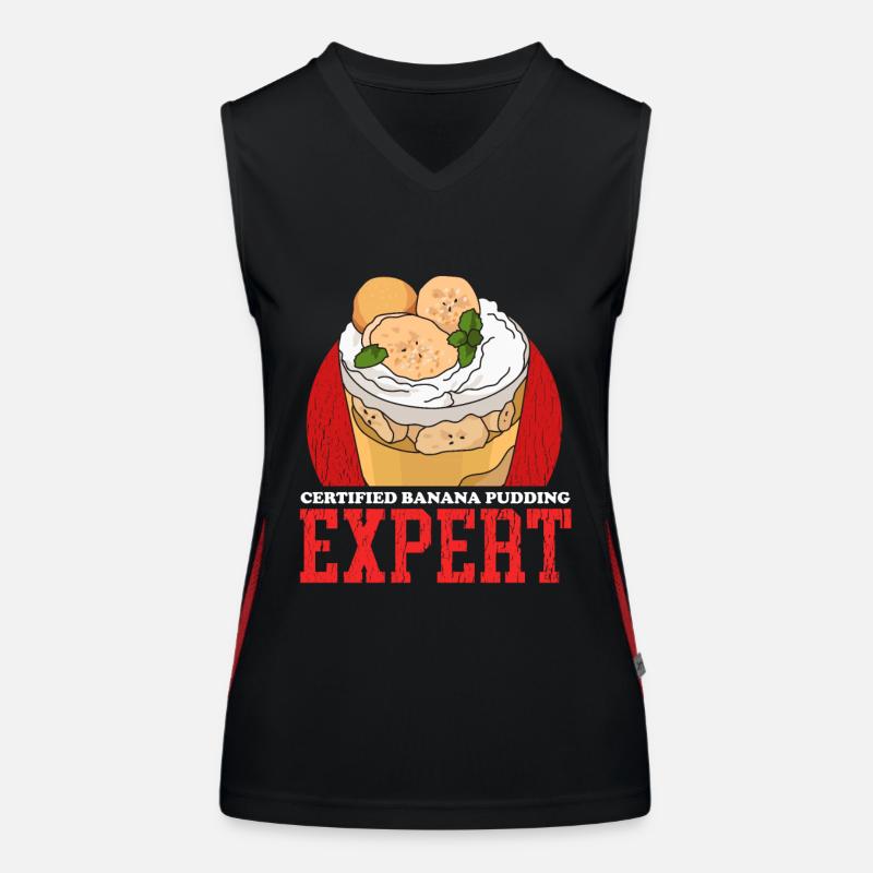 Bananenpudding | Bananen Pudding Geschenk Funktionelles Kontrast-Tank Top für Frauen
