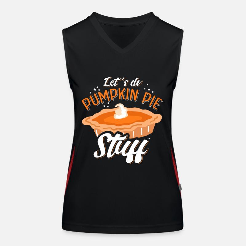 Pumpkin Pie American Pumpkin Pie Gift Women's Functional Contrast Tank Top