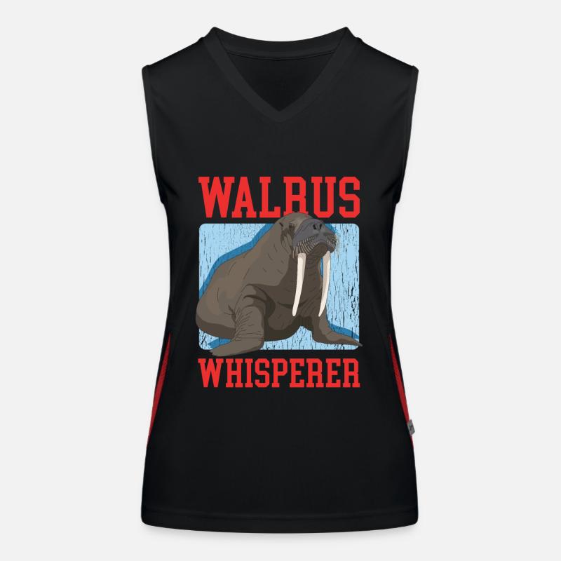 Walrus Walrus Gift Women's Functional Contrast Tank Top