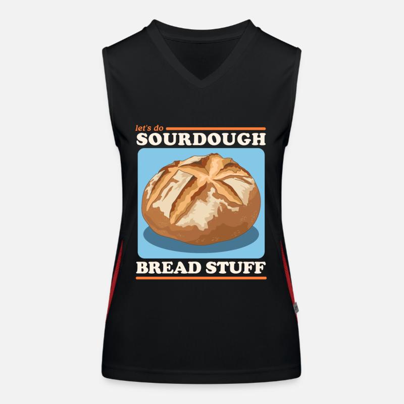 Sourdough Bread Sourdough Bread Baking Gift Women's Functional Contrast Tank Top