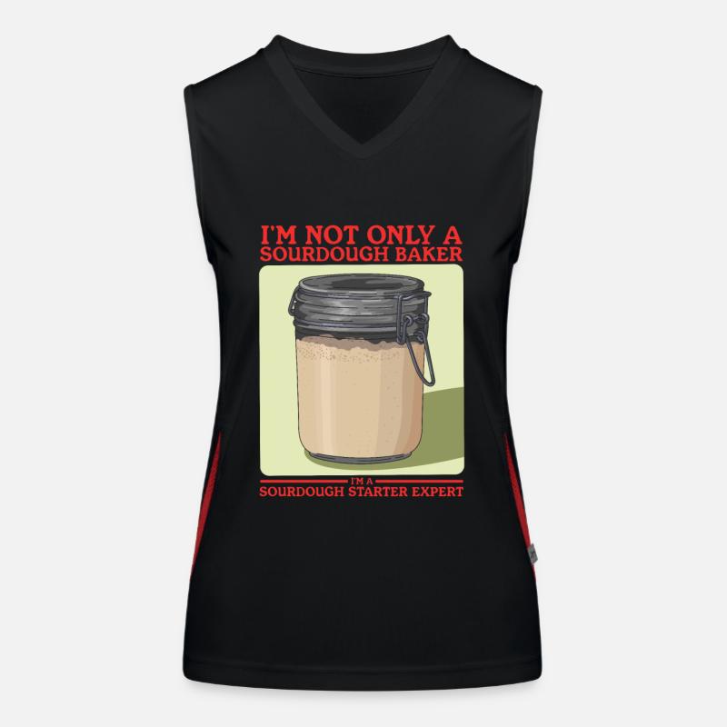 Sourdough Starter Sourdough Bread Gift Women's Functional Contrast Tank Top
