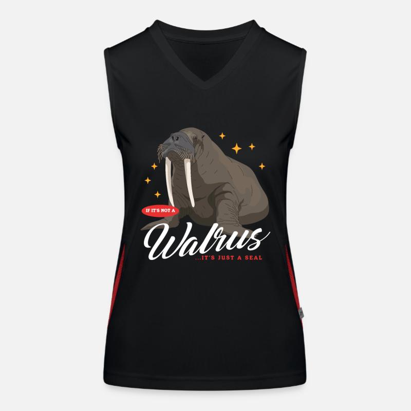 Walrus Walrus Gift Women's Functional Contrast Tank Top