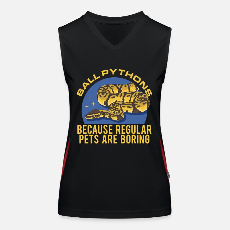 Roi Python Serpents Python Cadeau Débardeur respirant contrasté Femme