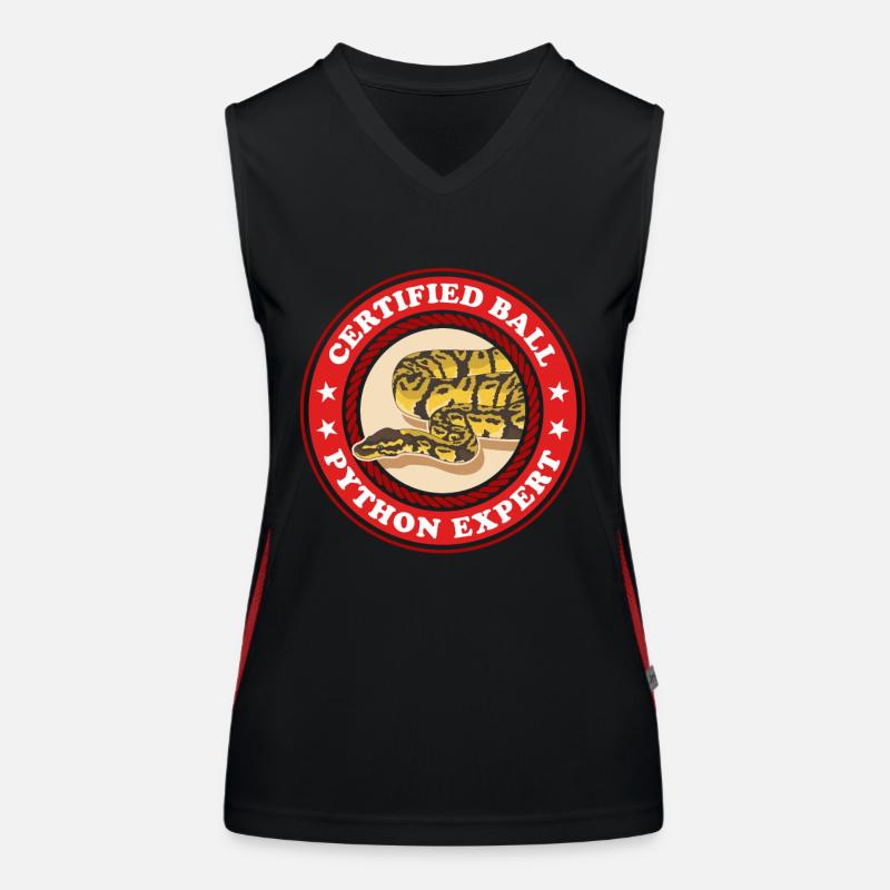 Roi Python Expert Serpent Python Cadeau Débardeur respirant contrasté Femme