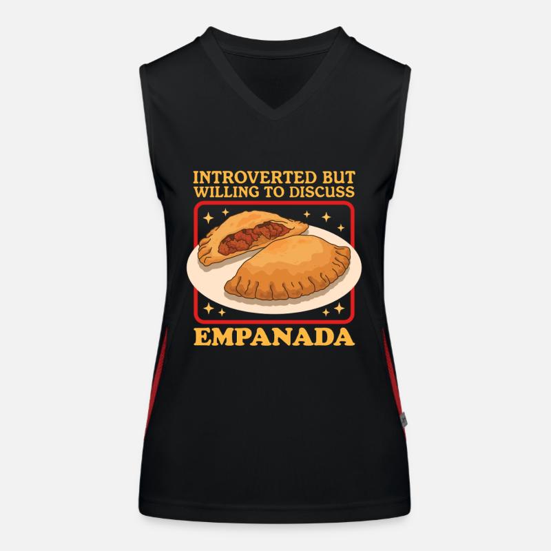 Empanadas Dumpling Empanada Cadeau Débardeur respirant contrasté Femme