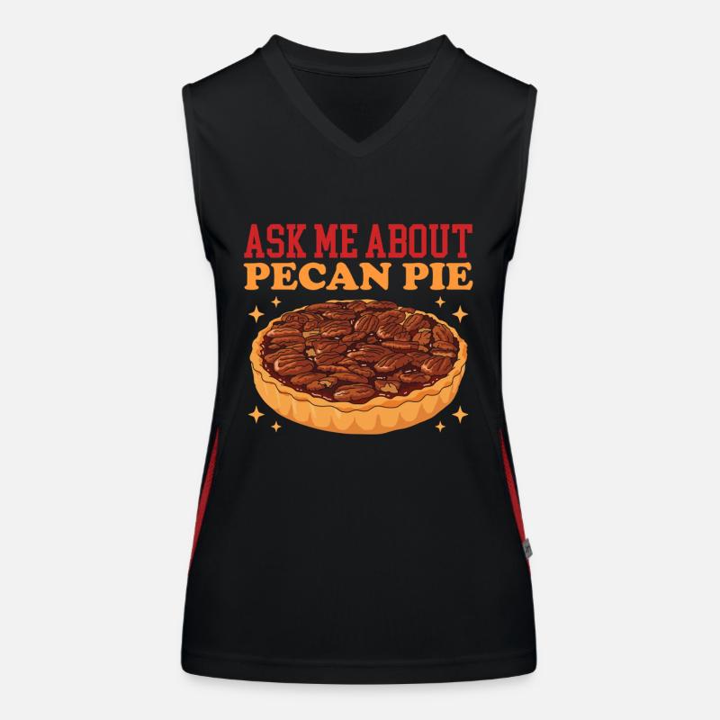 Pecan Pie Pecan Pie Gift Women's Functional Contrast Tank Top