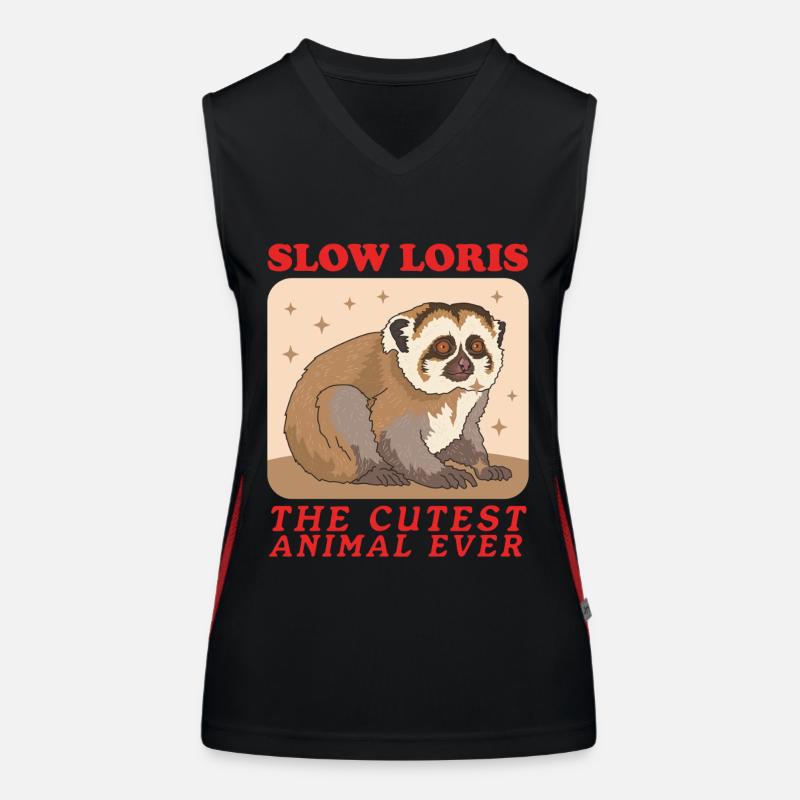 Slow Lorises Slow Lorises Cadeau Débardeur respirant contrasté Femme