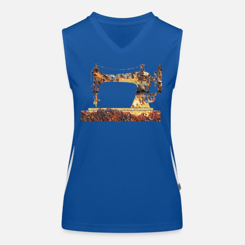sewing machine Women's Functional Contrast Tank Top