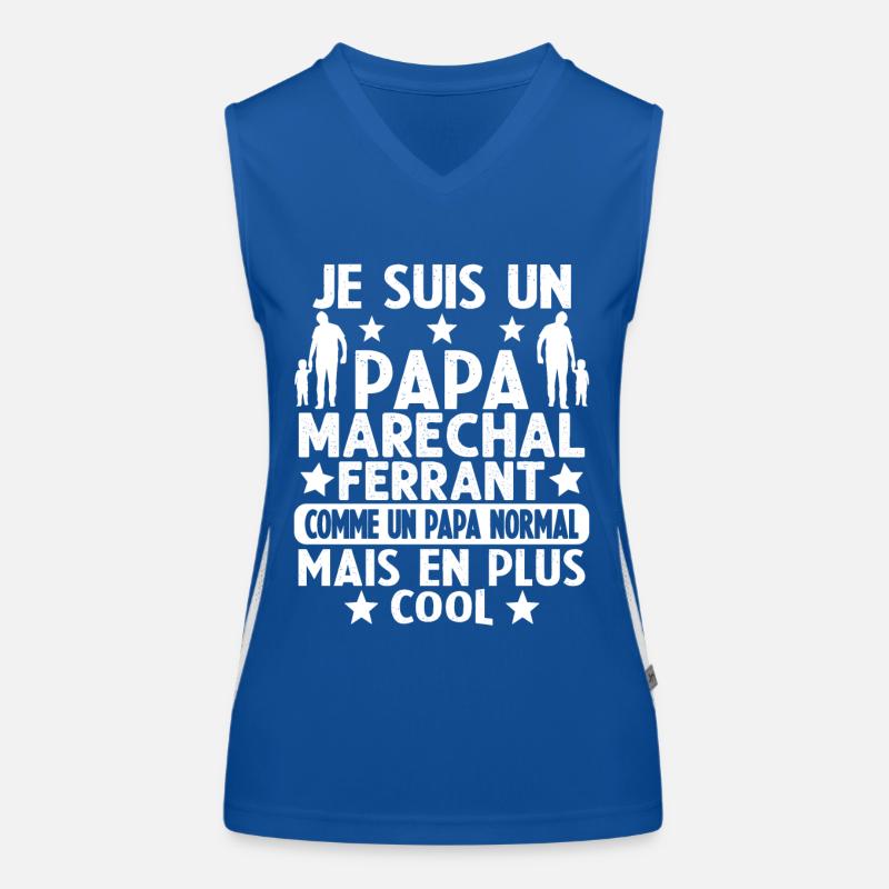 Un Papa Maréchal Ferrant Plus Cool Débardeur respirant contrasté Femme