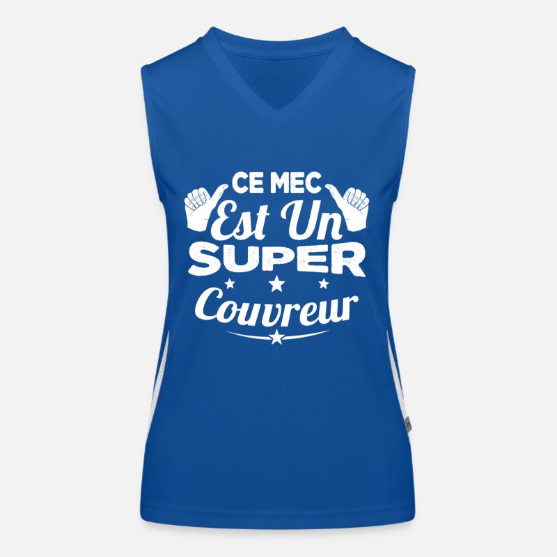 Ce Mec Est Un Super Couvreur Cadeau Débardeur respirant contrasté Femme