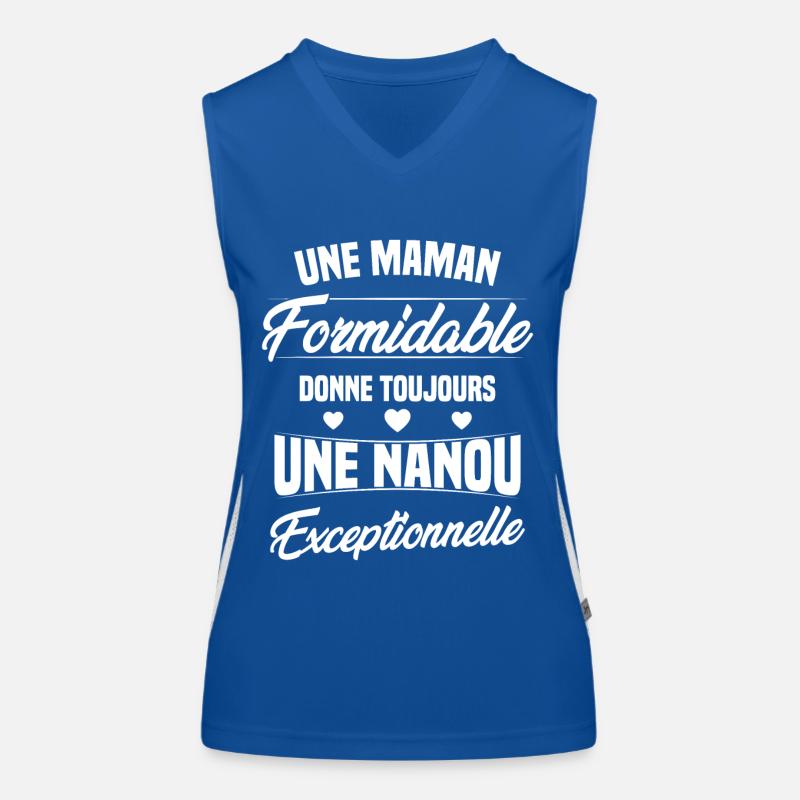 Une Maman Formidable donne Nanou Exceptionnelle Débardeur respirant contrasté Femme