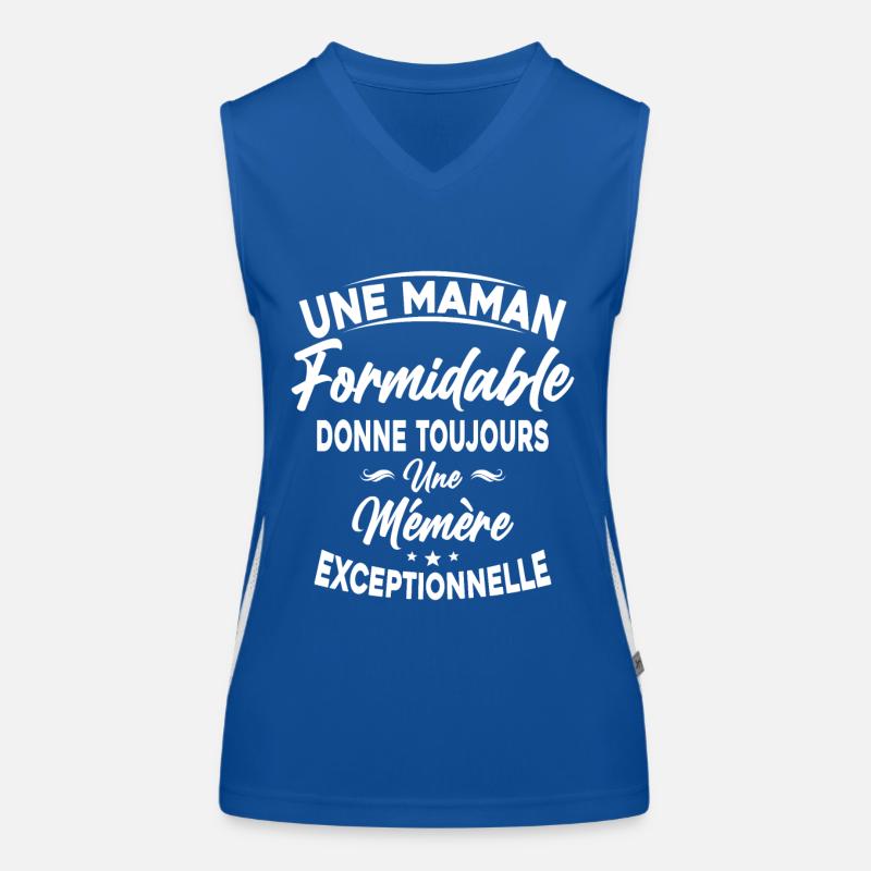 Maman formidable donne Mémère Exceptionnelle Débardeur respirant contrasté Femme
