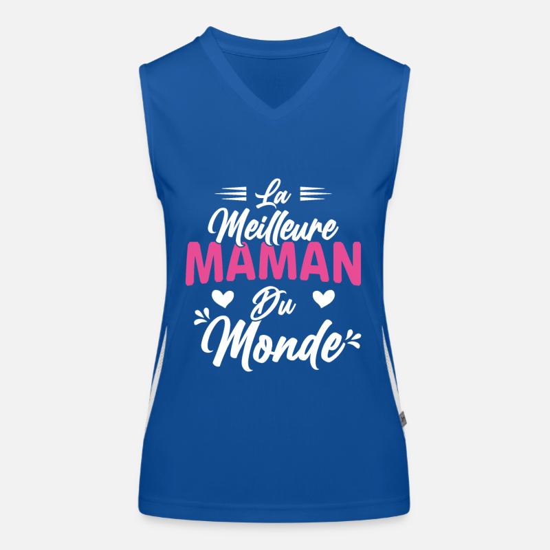 la Meilleure Maman du Monde Cadeau Mère Débardeur respirant contrasté Femme