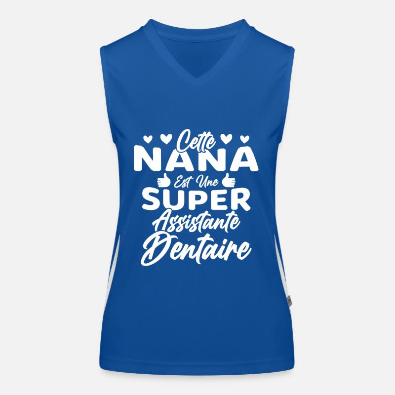Cette Nana Est Une Super Assistante Dentaire Débardeur respirant contrasté Femme