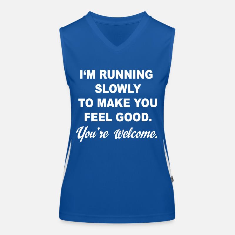 laufen Funktionelles Kontrast-Tank Top für Frauen