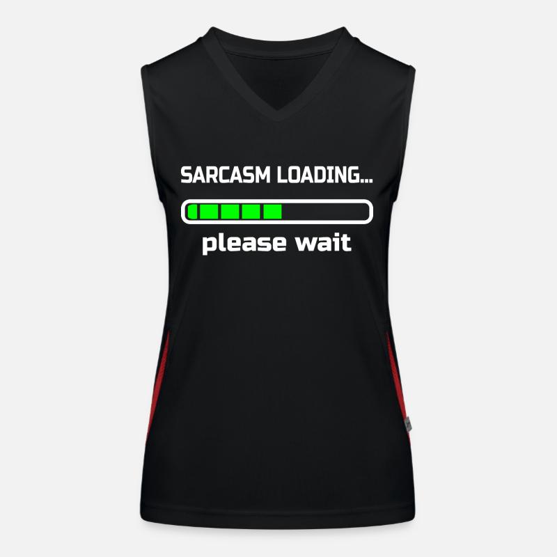 sarcasm loading… please wait. Humour Débardeur respirant contrasté Femme