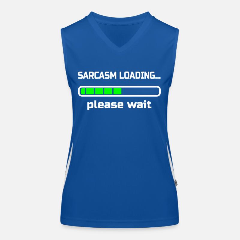 sarcasm loading… please wait. Humour Débardeur respirant contrasté Femme