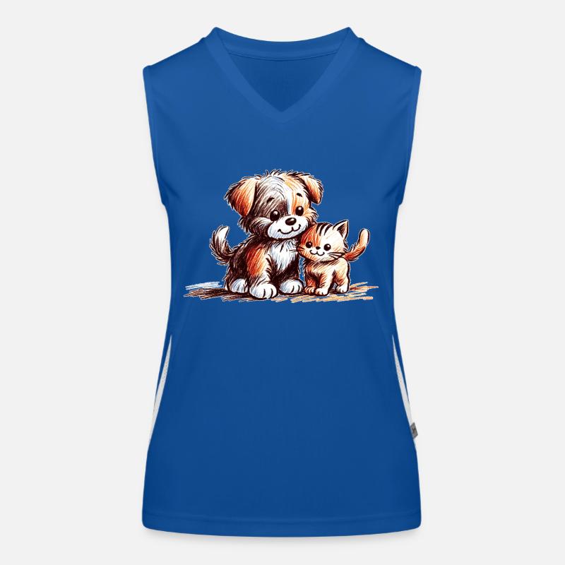 Amis Débardeur respirant contrasté Femme