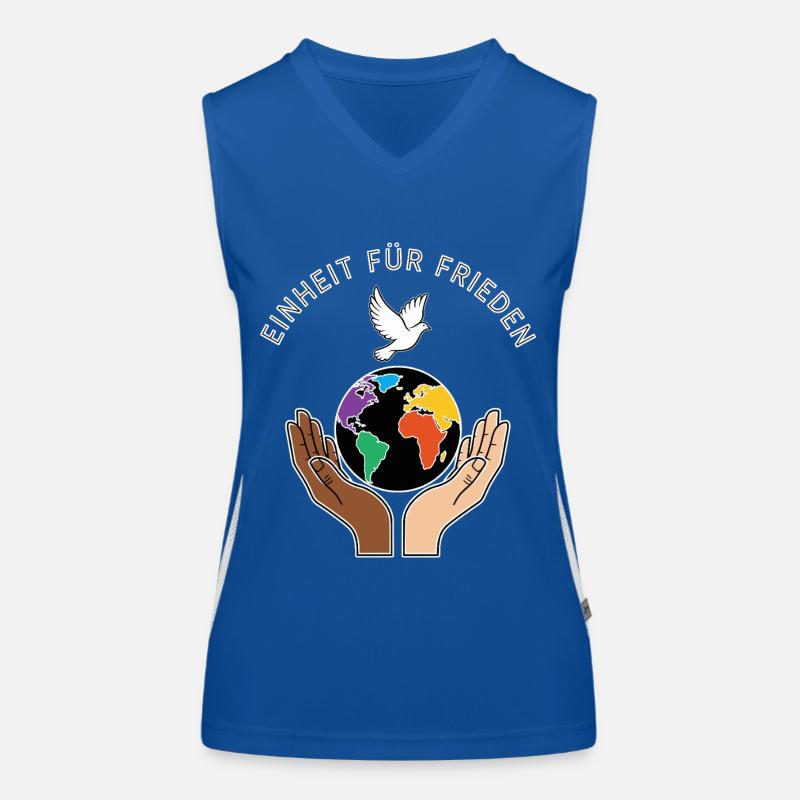 Unity for Peace Women's Functional Contrast Tank Top