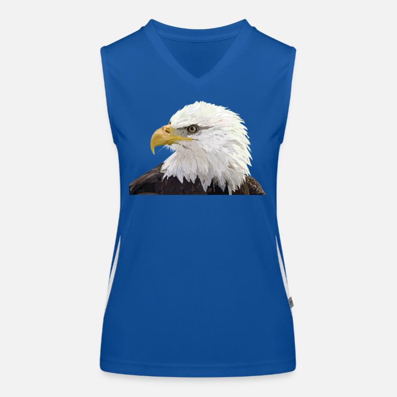 Pygargue à tête blanche Débardeur respirant contrasté Femme
