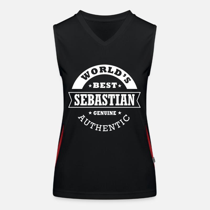 Sebastian Personalized gift name Sebastian Women's Functional Contrast Tank Top