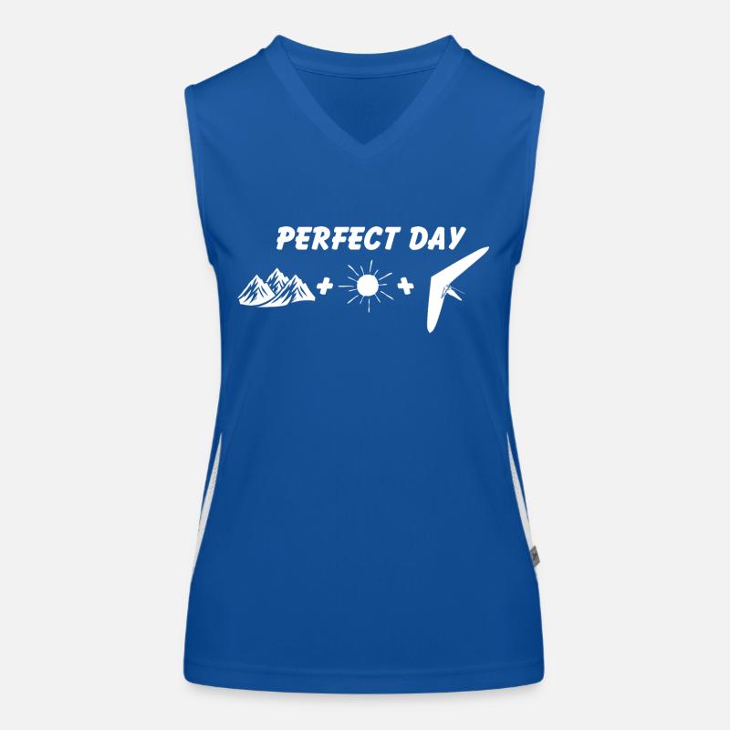 Perfect Day - Hang glider Women's Functional Contrast Tank Top