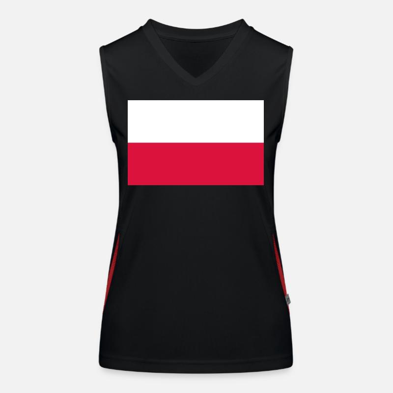 Poland Women's Functional Contrast Tank Top