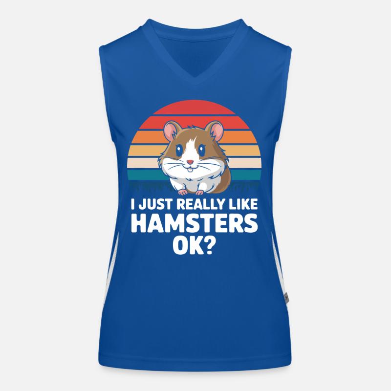 Hamster Women's Functional Contrast Tank Top