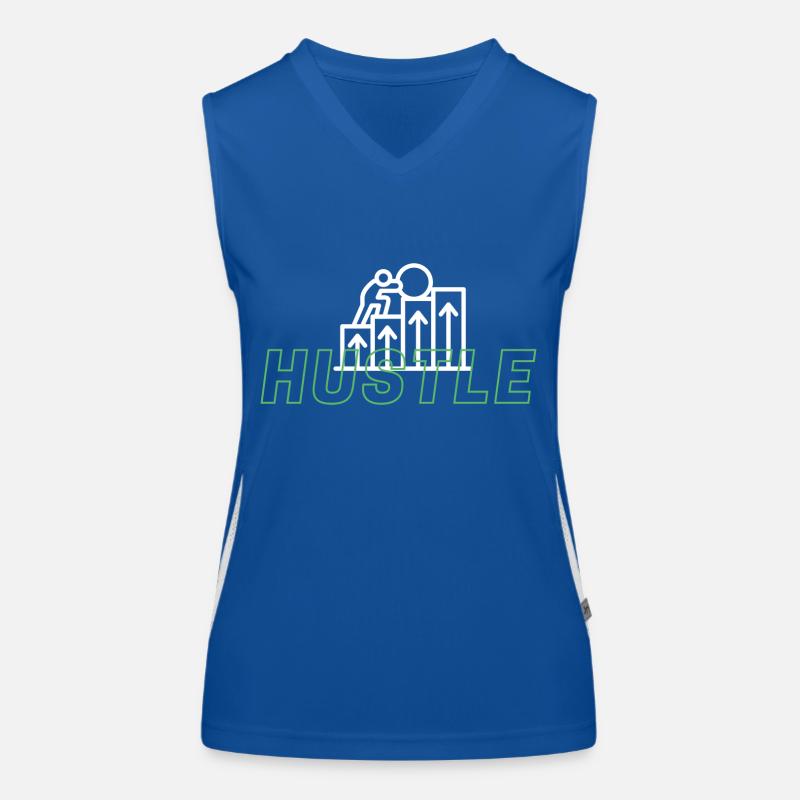 hustle Funktionelles Kontrast-Tank Top für Frauen