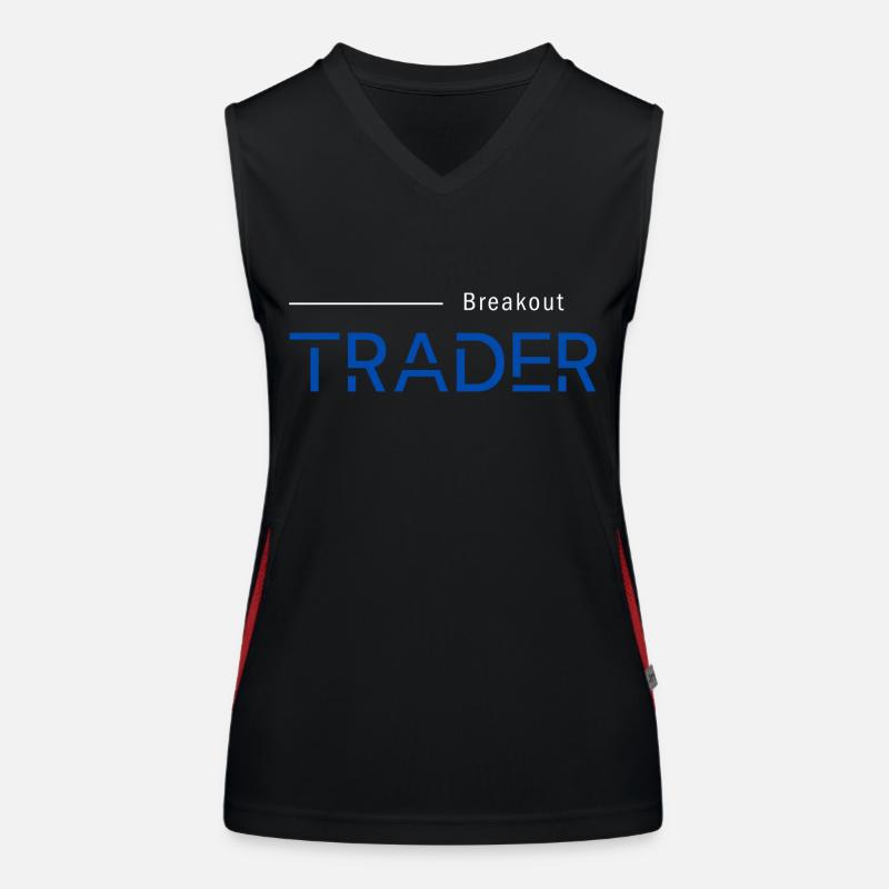 Trading Börse Breakout Trader Funktionelles Kontrast-Tank Top für Frauen