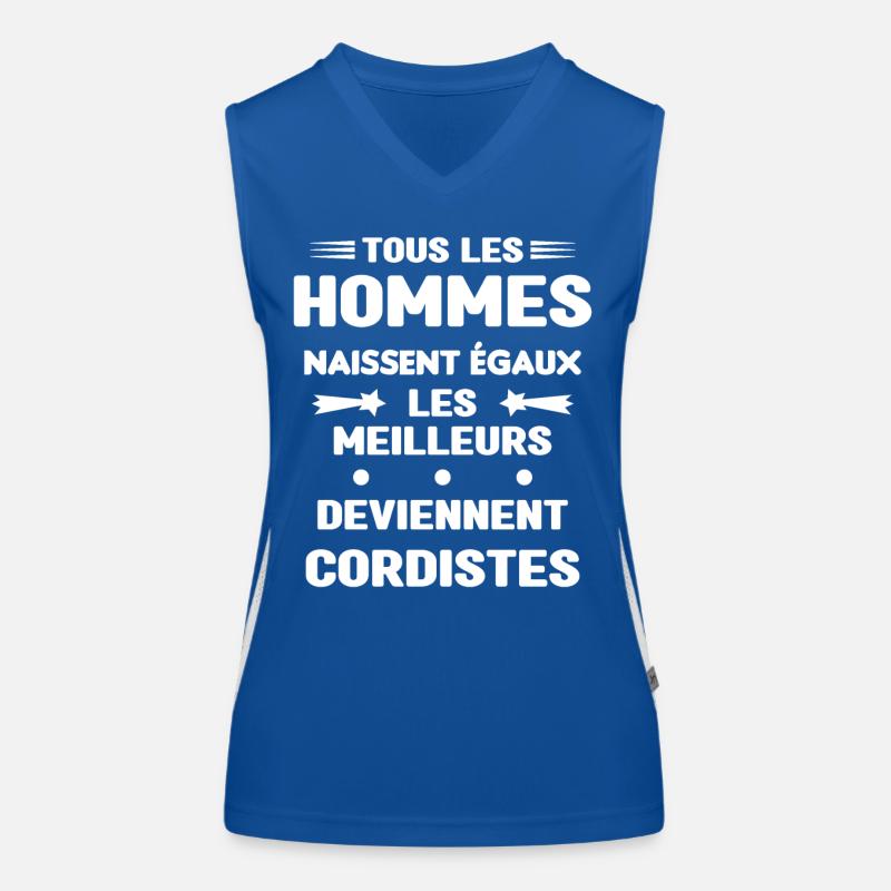Les Meilleurs Hommes Deviennent Cordistes Débardeur respirant contrasté Femme