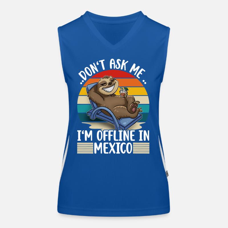 Mexico Vacation Trip Women's Functional Contrast Tank Top