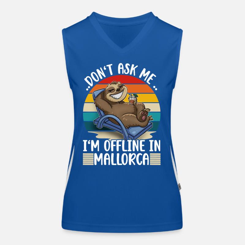 Vacances Majorque Débardeur respirant contrasté Femme