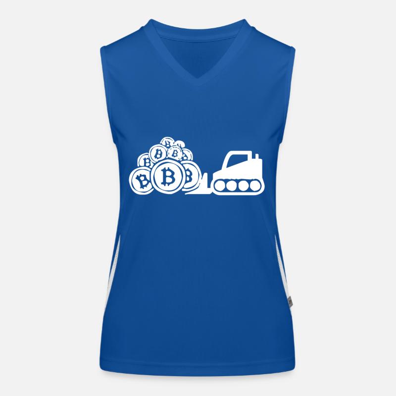 Bitcoin profit Débardeur respirant contrasté Femme