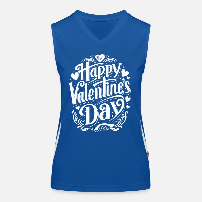 Joyeuse Saint-Valentin - Amour - Cadeau Débardeur respirant contrasté Femme