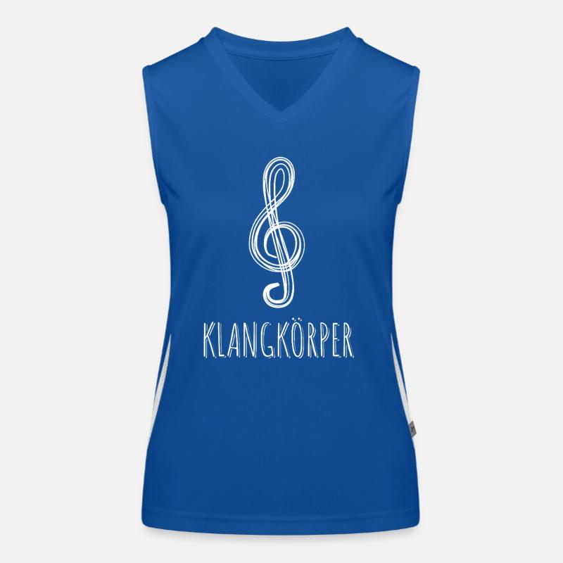 Klangkörper - Dirigent - Chor - Sängerin Funktionelles Kontrast-Tank Top für Frauen