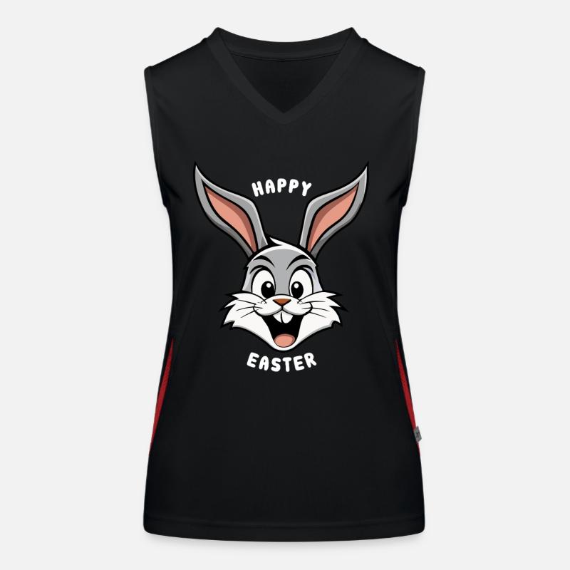 Happy Easter - Easter Bunny - Easter Egg - Gift Women's Functional Contrast Tank Top