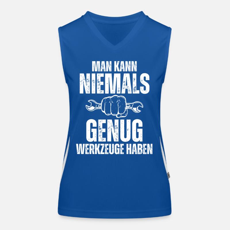 Funny Craftsman Mechanic Monteur Electricians Cool Funktionelles Kontrast-Tank Top für Frauen
